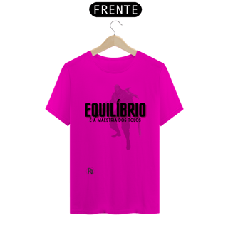 Nome do produto Camiseta Zed Branca - Equilíbrio é a maestria dos tolos