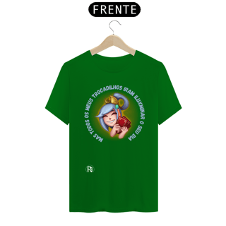 Nome do produto Camiseta Lux - Mas todos os meus trocadilhos iram iluminar o seu dia