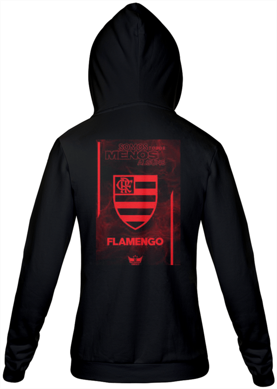 Moletom com estampa do Flamengo 