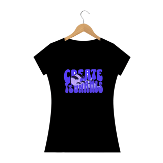 Nome do produto camiseta feminina create tsunamis