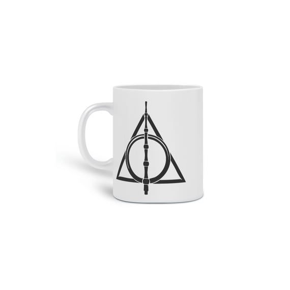 Caneca Relíquias da Morte - Harry Potter