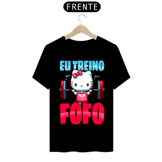 Nome do produto Camiseta - Eu Treino Fofo
