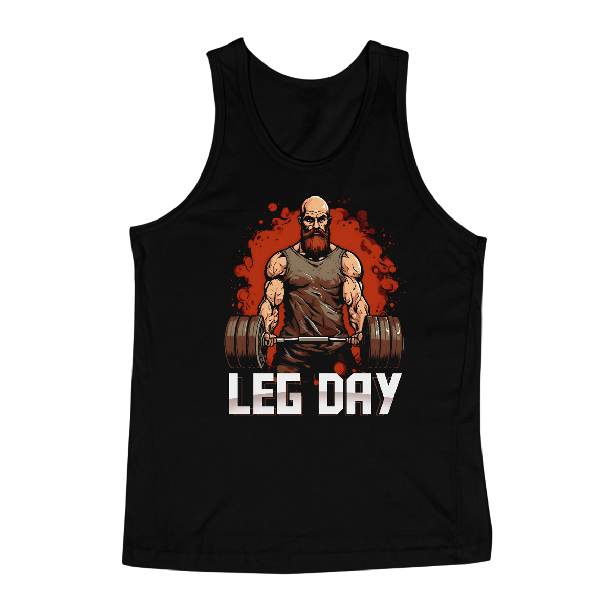 Nome do produto: Camiseta Regata - Leg Day