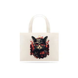 Ecobag Flower Cat