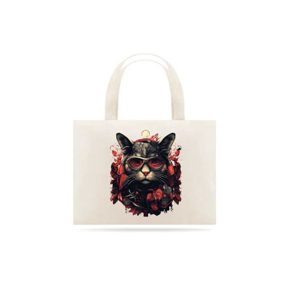Ecobag Flower Cat