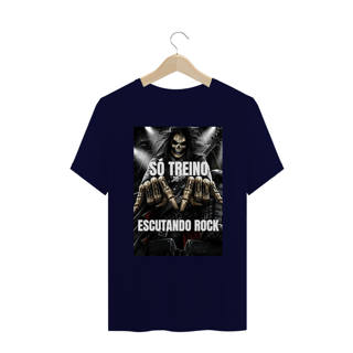 Nome do produto CAMISA OVERSIZED - SÓ TREINO ESCUTANDO ROCK