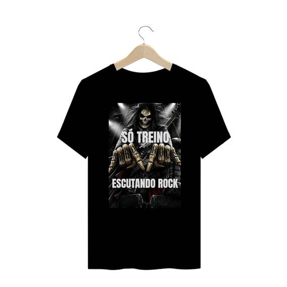 CAMISA OVERSIZED - SÓ TREINO ESCUTANDO ROCK