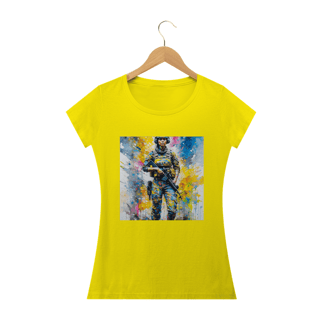 Nome do produto T-SHIRT WOMAN SPECIAL FORCE AQUARELA