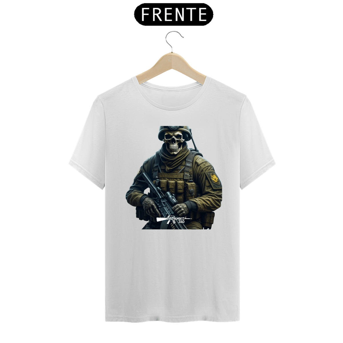 Nome do produto: T-SHIRT SOLDADO CAVEIRA 