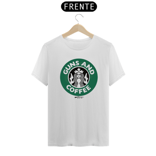 Nome do produto T-SHIRT GUNS AND COFFEE