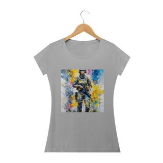 Nome do produto T-SHIRT WOMAN SPECIAL FORCE AQUARELA