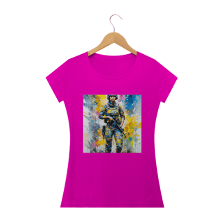 Nome do produto T-SHIRT WOMAN SPECIAL FORCE AQUARELA