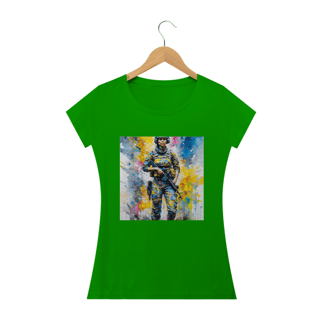 Nome do produto T-SHIRT WOMAN SPECIAL FORCE AQUARELA