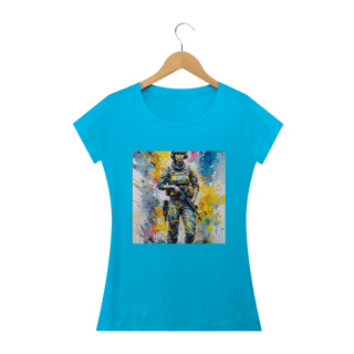 Nome do produto T-SHIRT WOMAN SPECIAL FORCE AQUARELA