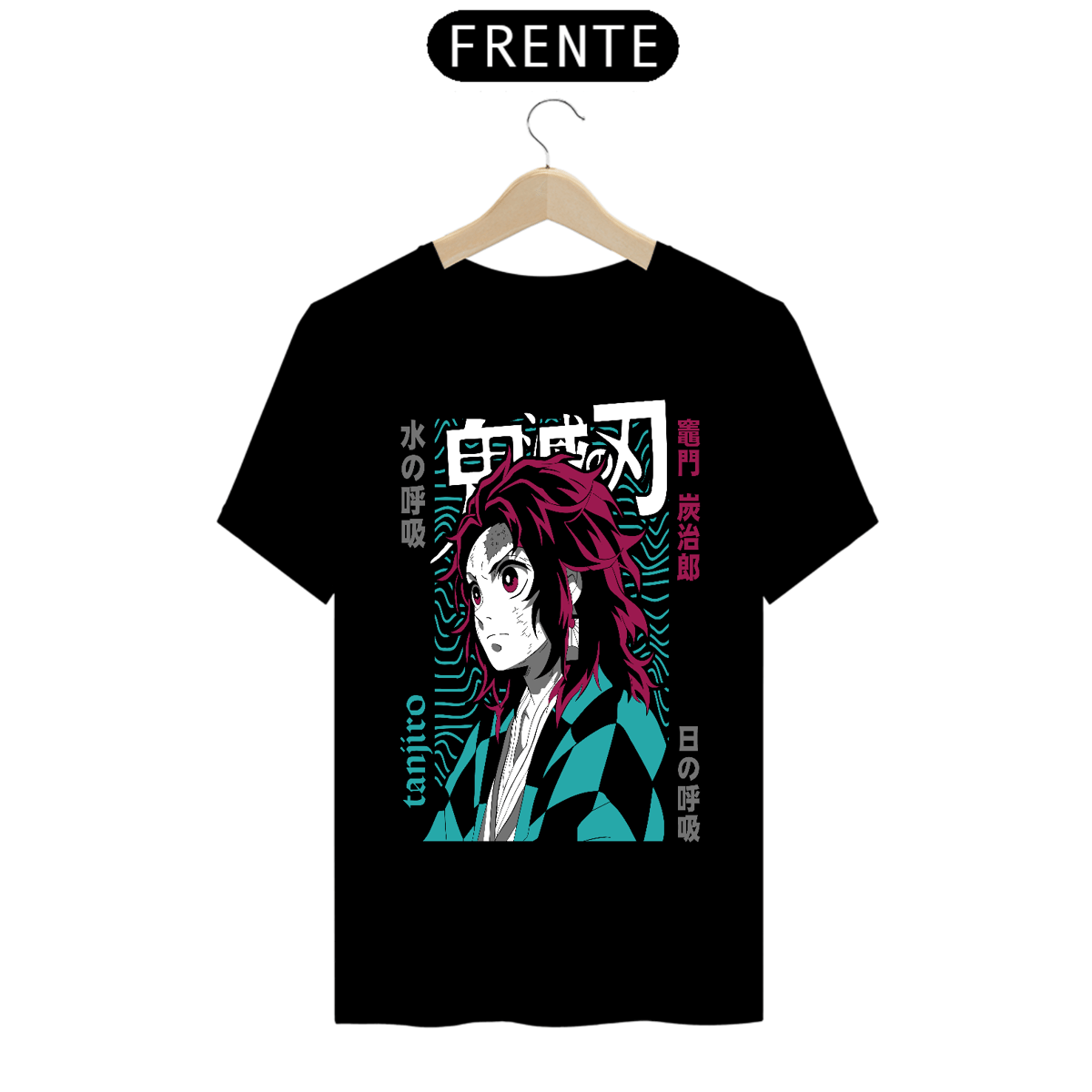 Nome do produto: CAMISETA TANJIRO TRAINNING - DEMON SLAYER
