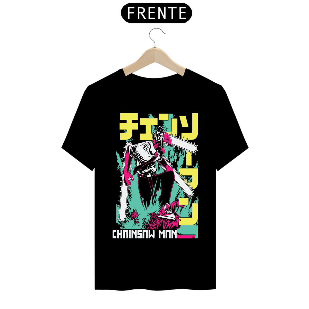 Nome do produto: CAMISETA NEON CHAINSAW - CHAINSAW MAN