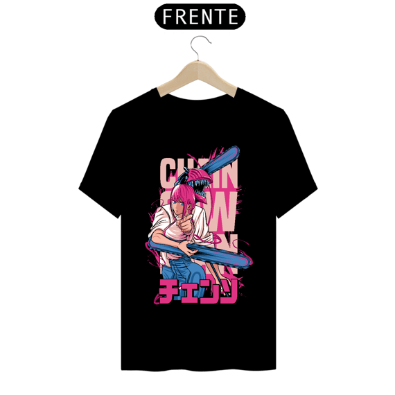 CAMISETA NEON DENJI & MAKIMA - CHAINSAW MAN