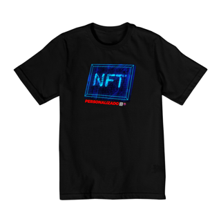 Nome do produto TShirt Infantil 10-14 Anos NFT Personalizada