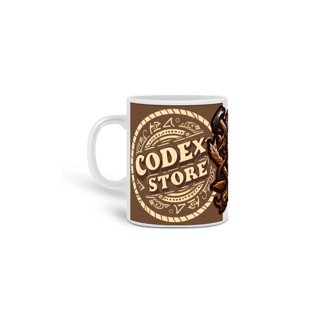 CANECA CODEX SKULL AXE