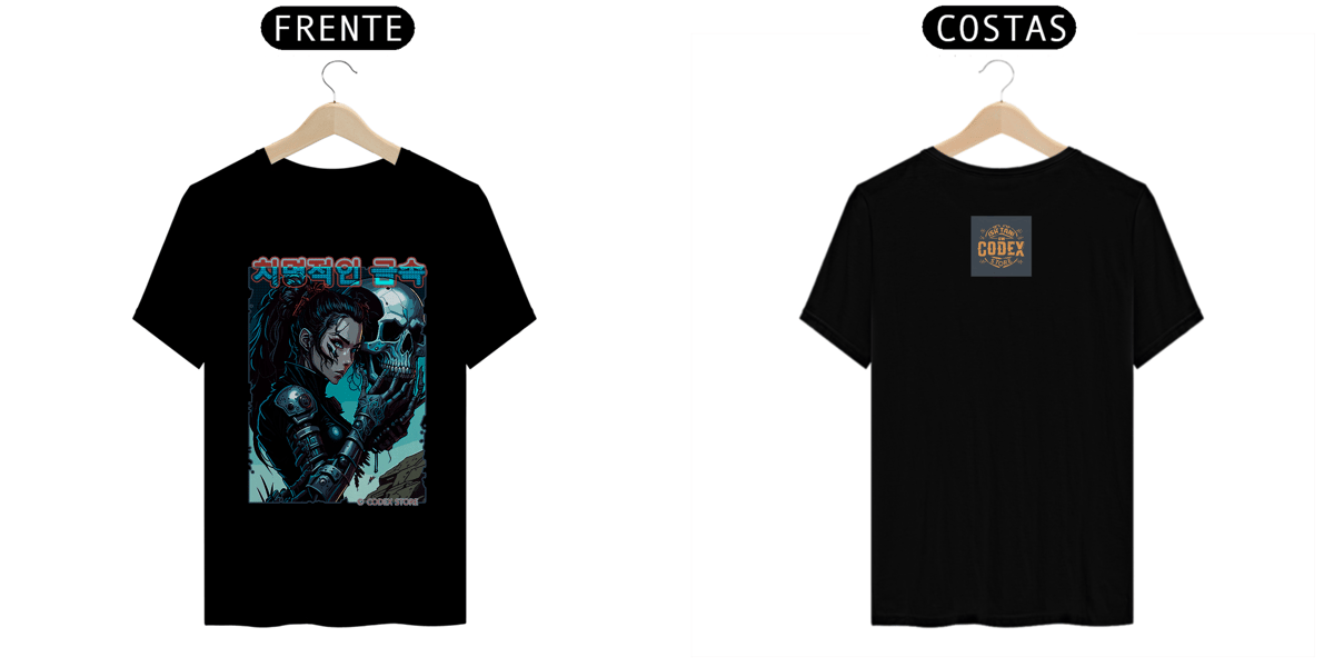 Nome do produto: CAMISETA CODEX COREAN CIBER GIRL