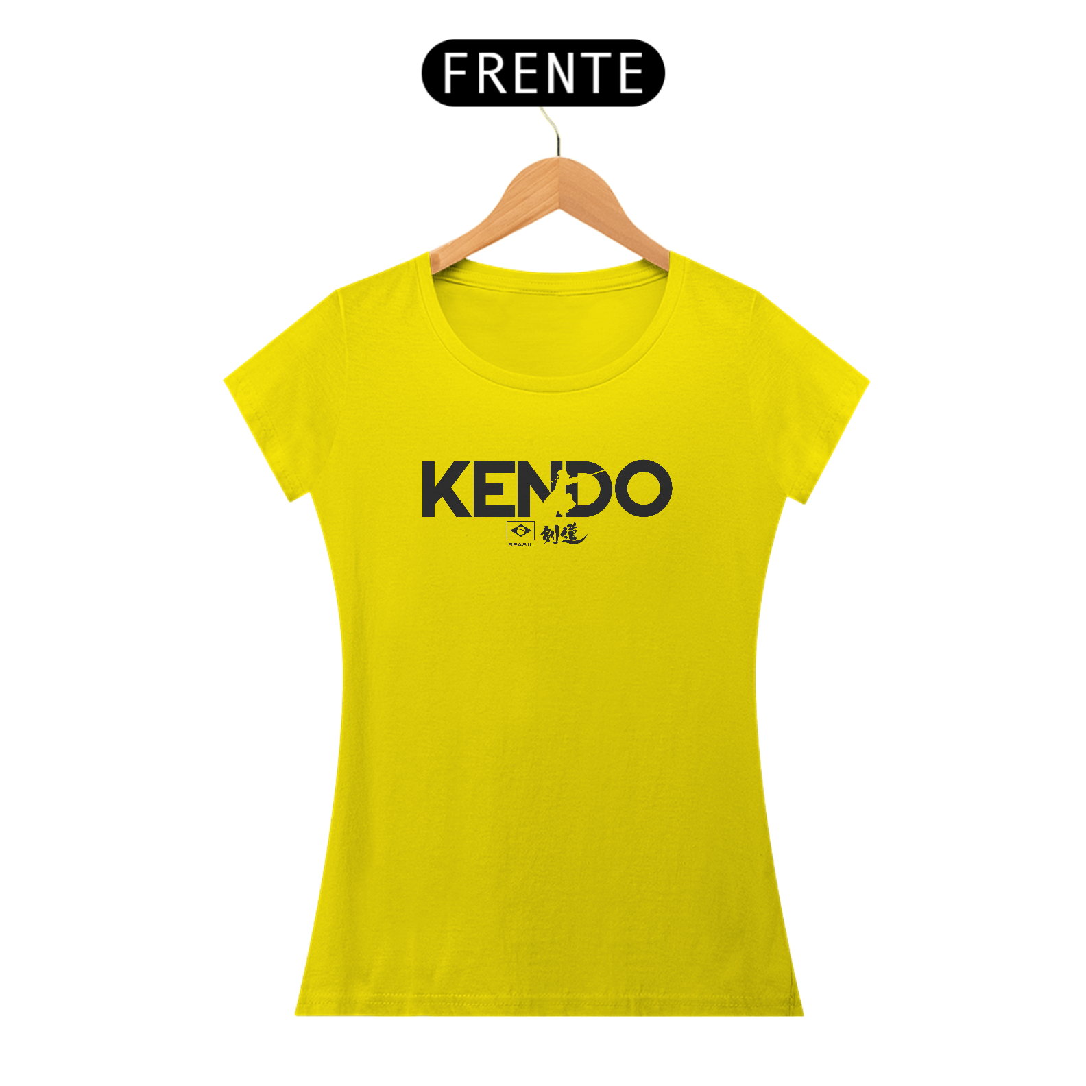 Camiseta Kendo Brasil (Chumbo)