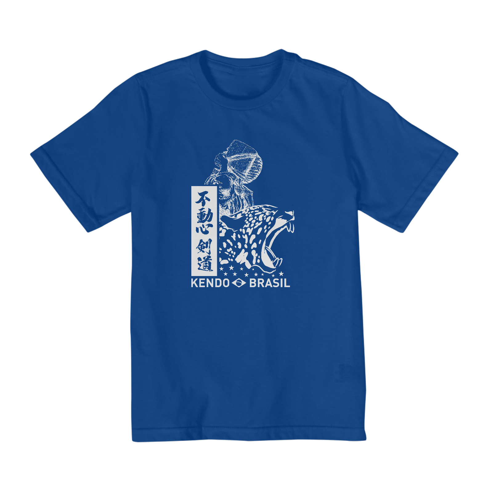 Camiseta Kendo Brasil Onça 2 (Cinza)