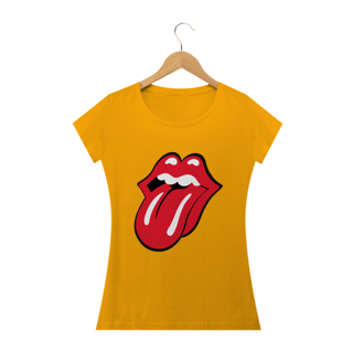 Nome do produto Camiseta Feminina The Rolling Stones Língua Estampa ROCK