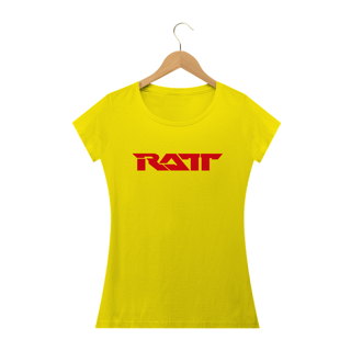 Nome do produto Camiseta Feminina RATT Estampa ROCK