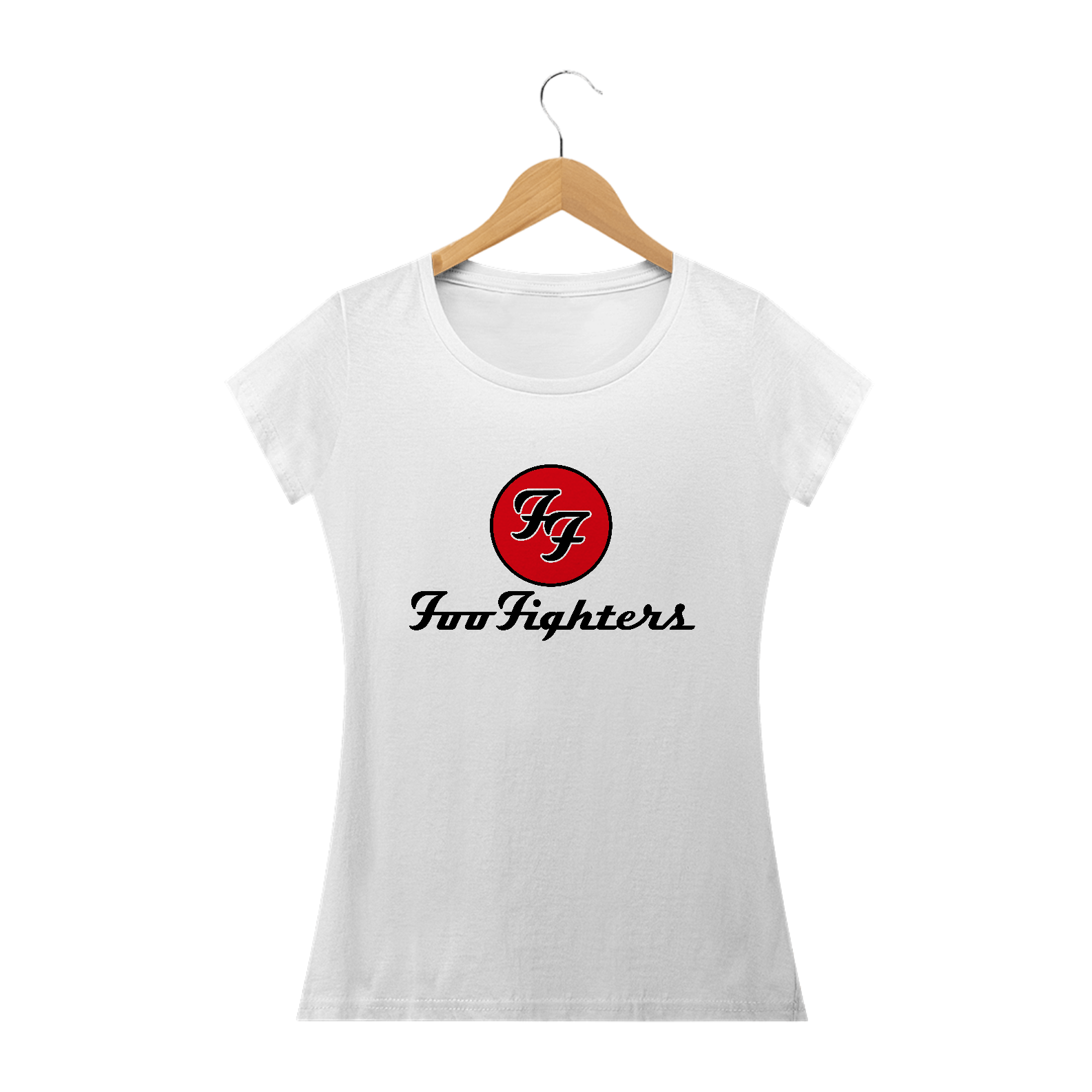 Camiseta Feminina Foo Fighters Estampa ROCK