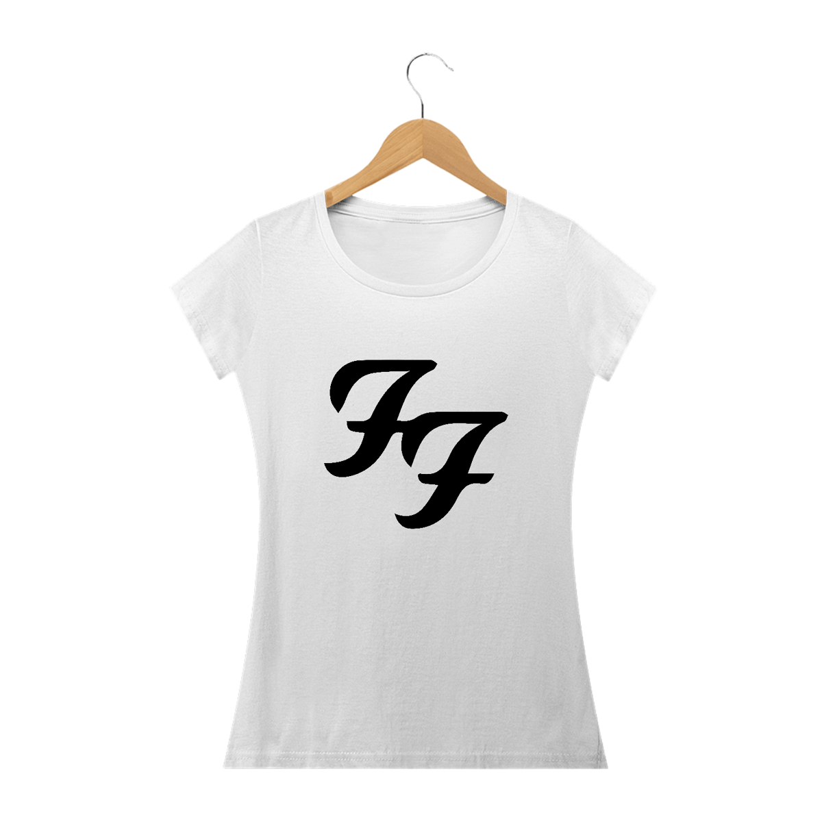 Nome do produto: Camiseta Feminina Foo Fighters Estampa ROCK
