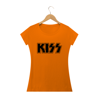 Nome do produto Camiseta Feminina KISS Estampa ROCK