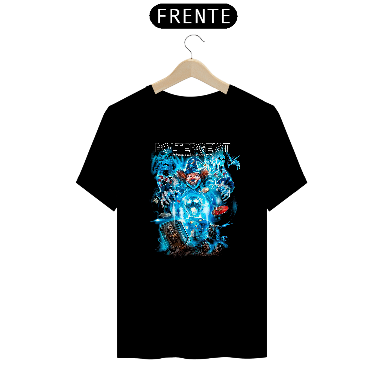 Camiseta Poltergeist Estampa Filme Terror 