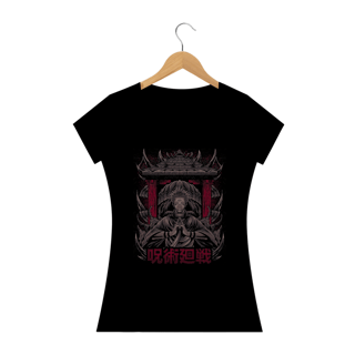 Camiseta Feminina Jujutsu Kaisen Yuji Itadori Estampa Anime