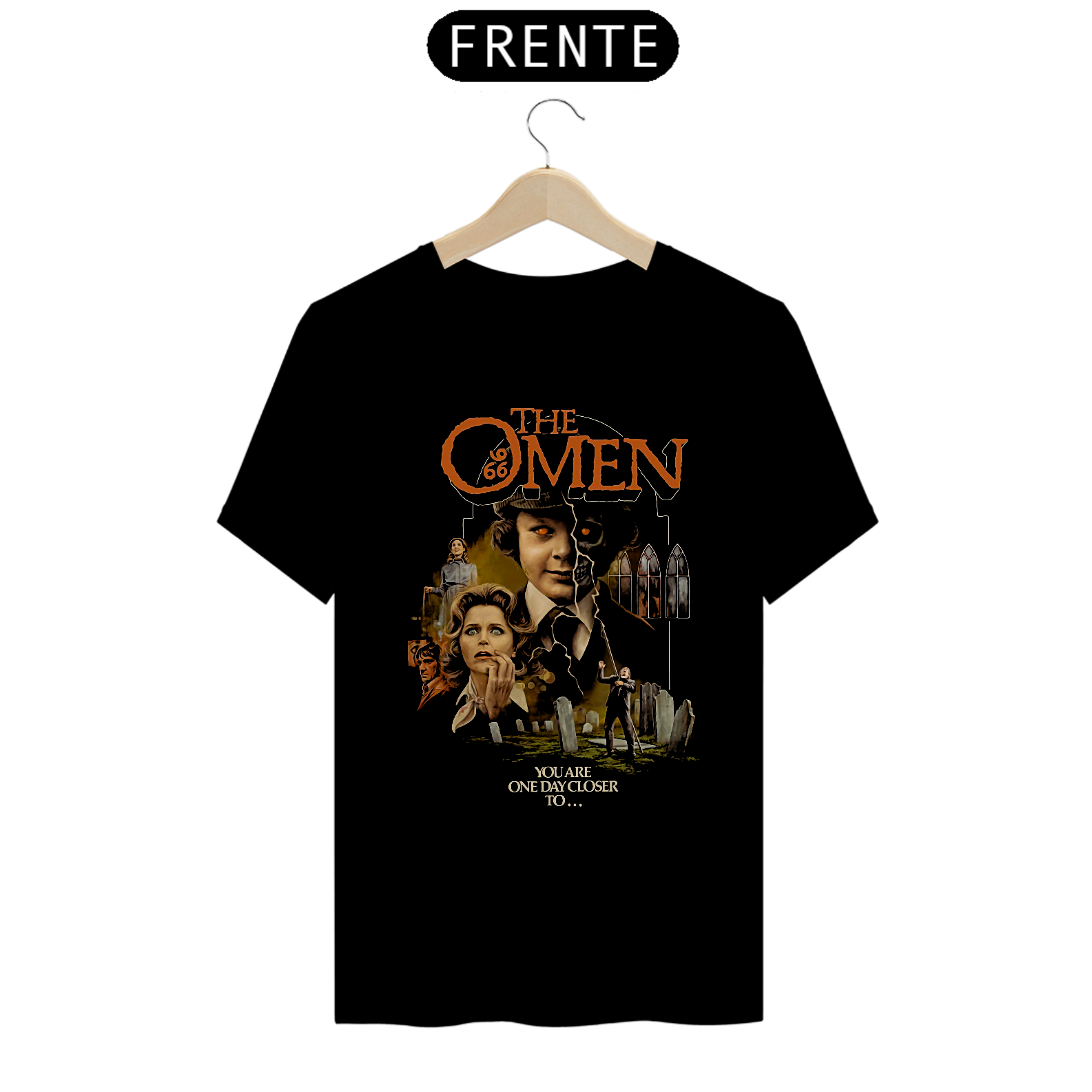 Camiseta A Profecia Estampa Filme Terror