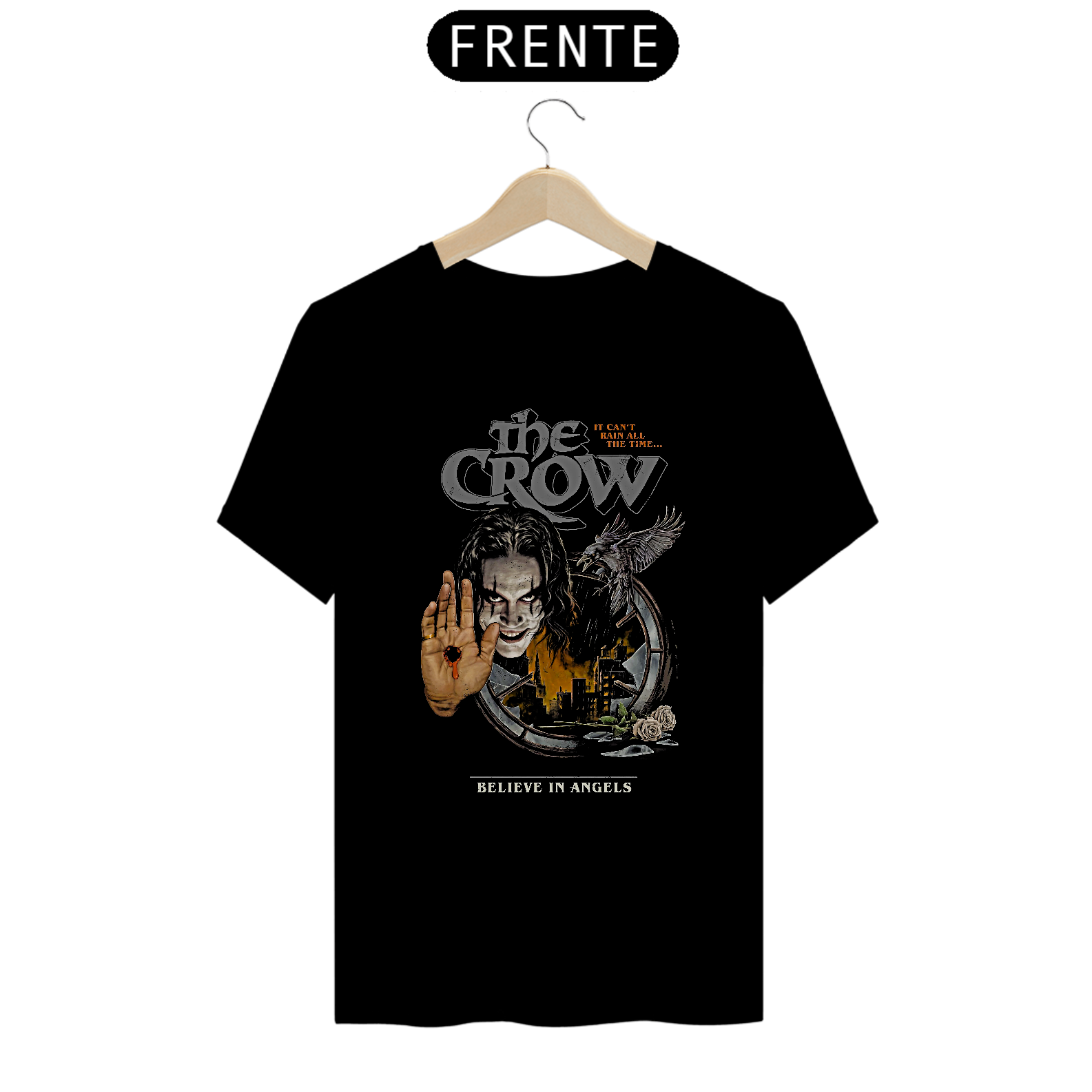 Camiseta O Corvo Estampa Filme Terror