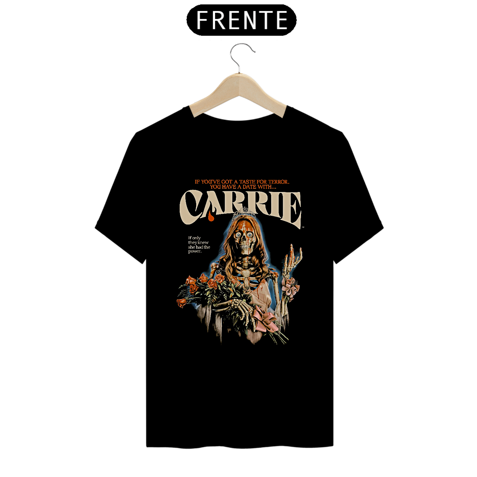 Camiseta Carrie a Estranha Estampa Filme Terror 