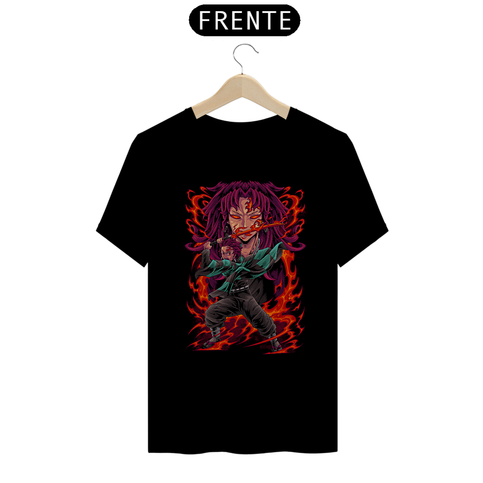 Camiseta Tanjiro Respiração do Sol Demon Slayer Estampa Anime