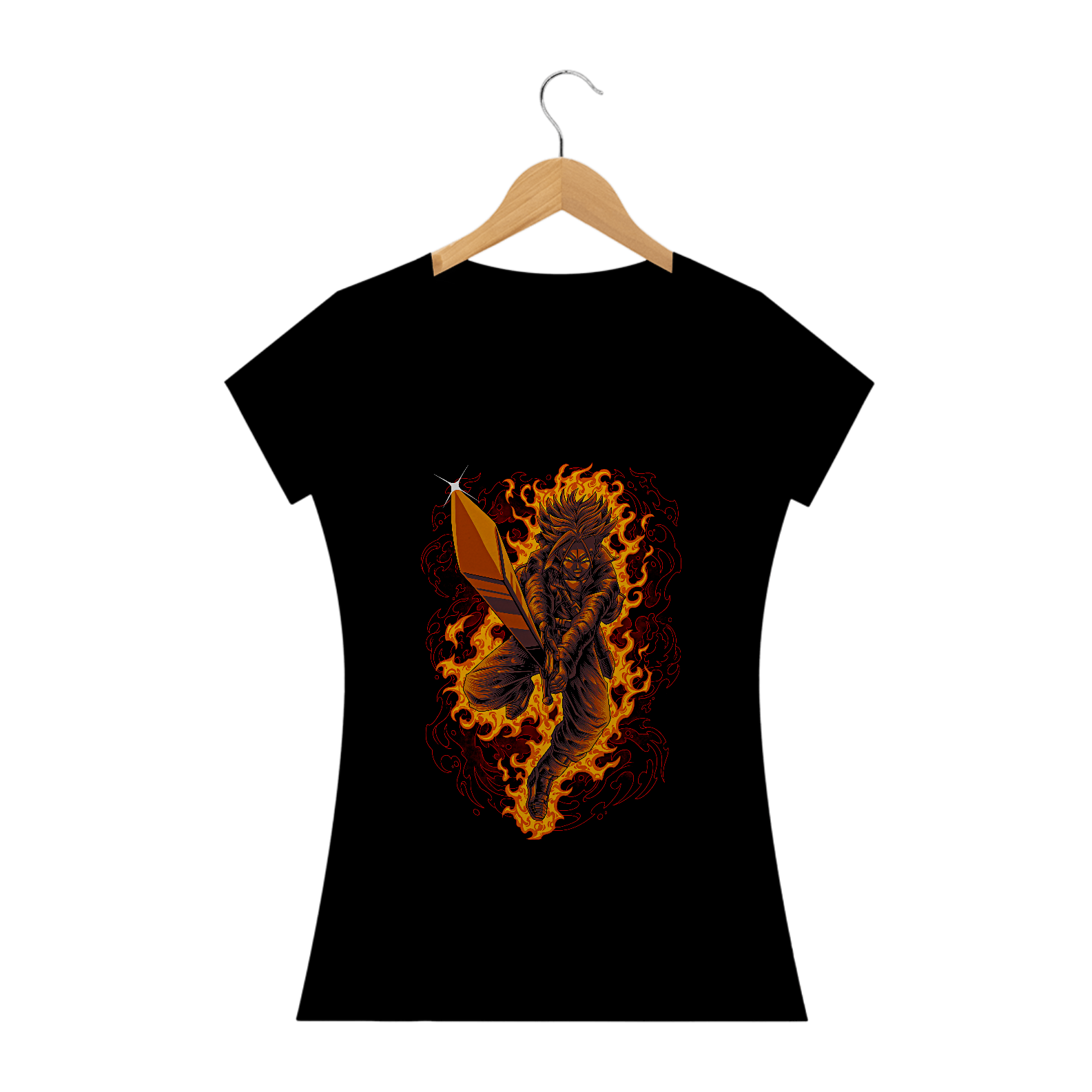 Camiseta Feminina Trunks - Dragon Ball Z Estampa Anime