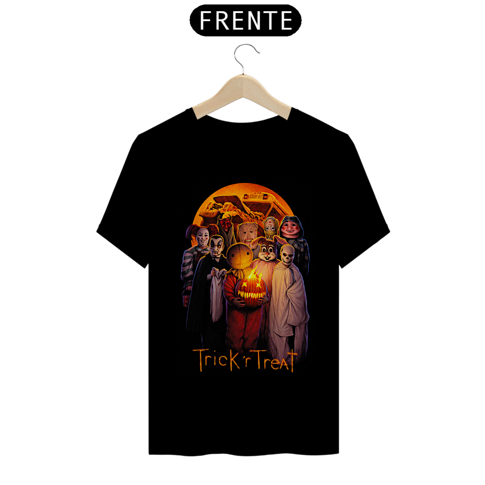 Camiseta Contos do Dia das Bruxas Estampa Filme Terror