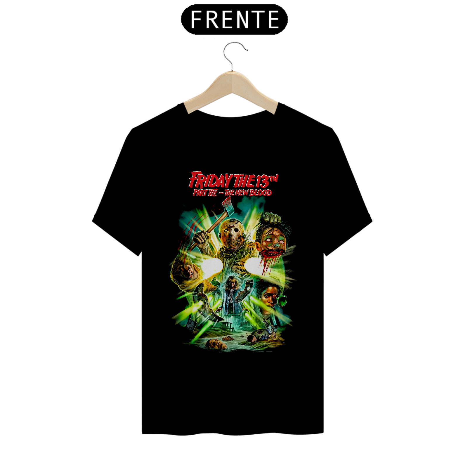 Camiseta Sexta Feira 13 Parte 7 Estampa Jason Filme Terror