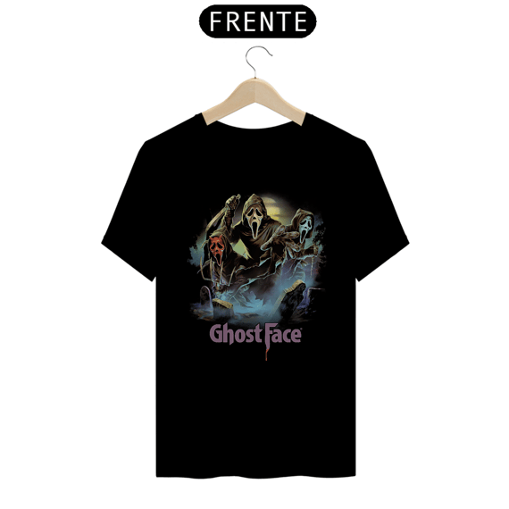 Camiseta Ghostaface Pânico Filme Terror Estampa Exclusiva