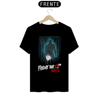 Camiseta Sexta Feira 13 Parte 3 Estampa capa Filme Terror