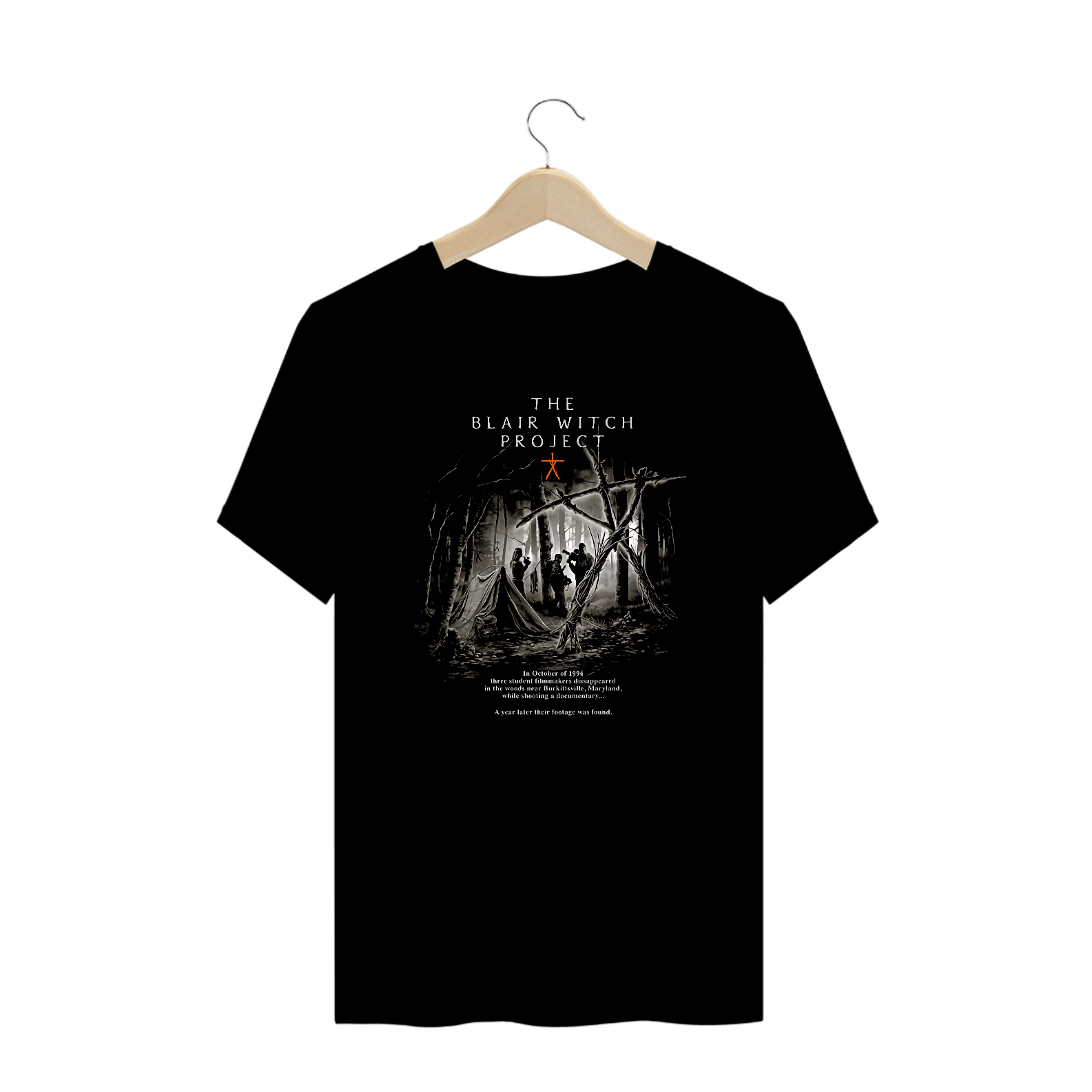 Camiseta Plus Size Bruxa de Blair Filme Terror Estampa Exclusiva