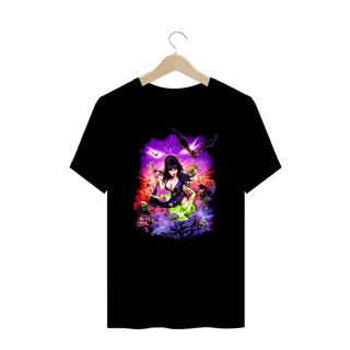 Camiseta Plus Size Elvira A Rainha das Trevas Filme Terror Estampa Exclusiva