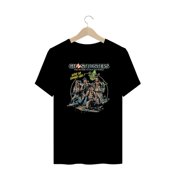 Camiseta Plus Size Os Caça Fantasmas Filme Terror GhostBusters Estampa Exclusiva