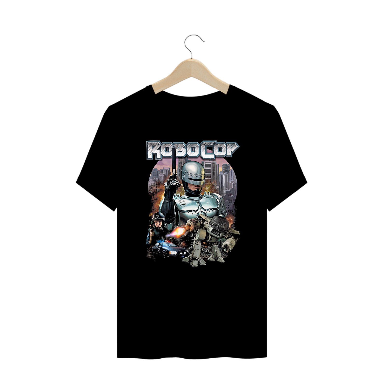 Camiseta Plus Size ROBOCOP Filme Estampa Exclusiva