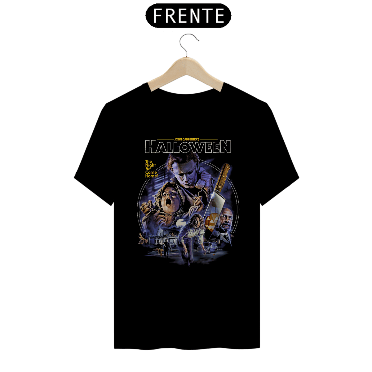 Nome do produto: Camiseta Halloween 1978 Estampa Filme Terror
