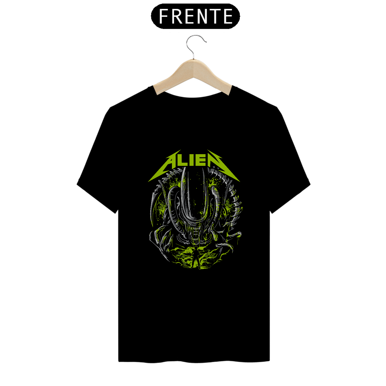 Camiseta Alien Estampa ROCK HORROR 