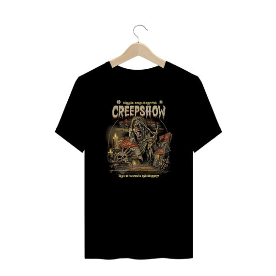 Camiseta Plus Size Creepshow Estampa 2# Filme Terror Estampa Exclusiva