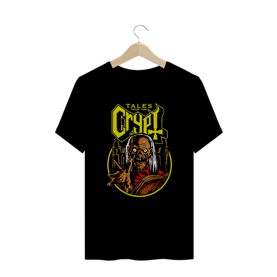 Camiseta Plus Size Contos da Cripta ROCK HORROR Estampa 1#